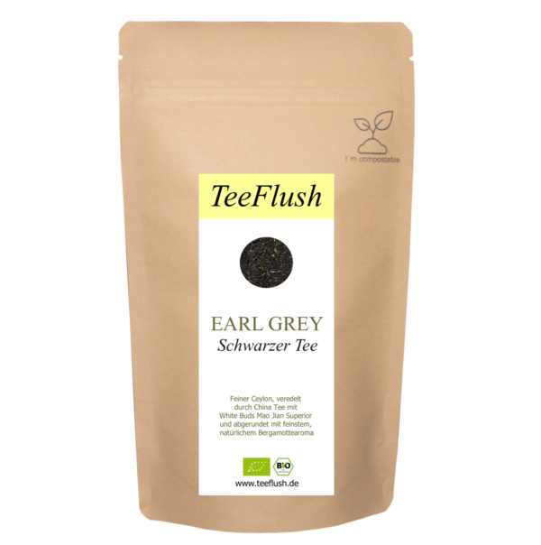 Earl Grey Leaf Bio, lose, Ernte 2024, Feiner Ceylon, veredelt durch China Tee mit White Buds Mao Jian Superiorund abgerundet mit feinstem, natürlichem Bergamottearoma – Bild 3