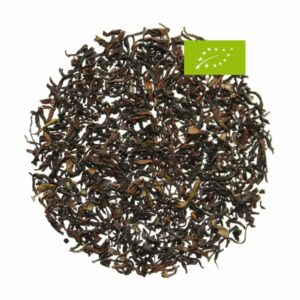 Darjeeling Second Flush 2024, Schwarzer Tee, Bio, FTGFOP1, Teegarten Tumsong, Geschmack blumig, etwas kräftig, jedoch abgerundet mit Muskatellerton
