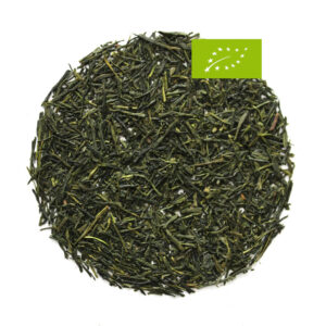 Japan Premium Sencha Midori, Grüner Biotee, Ernte 2024, Präfektur Kagoshima, Sehr aromatische Tasse mit feiner Umami-Note