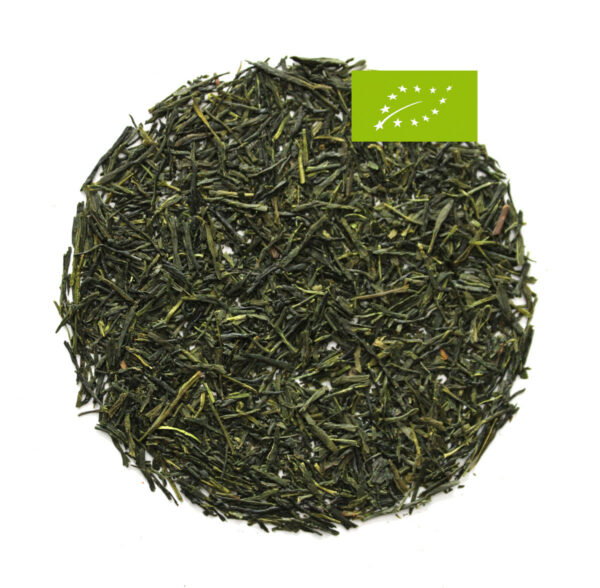 Japan Premium Sencha Midori, Grüner Biotee, Ernte 2024, Präfektur Kagoshima, Sehr aromatische Tasse mit feiner Umami-Note