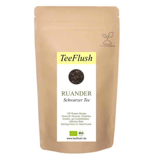Rukeri Tee, (OP) Orange Pekoe, Schwarzer Tee, Bio, Ernte 2024, Provinz: Ruanda, Ostafrika – Bild 3