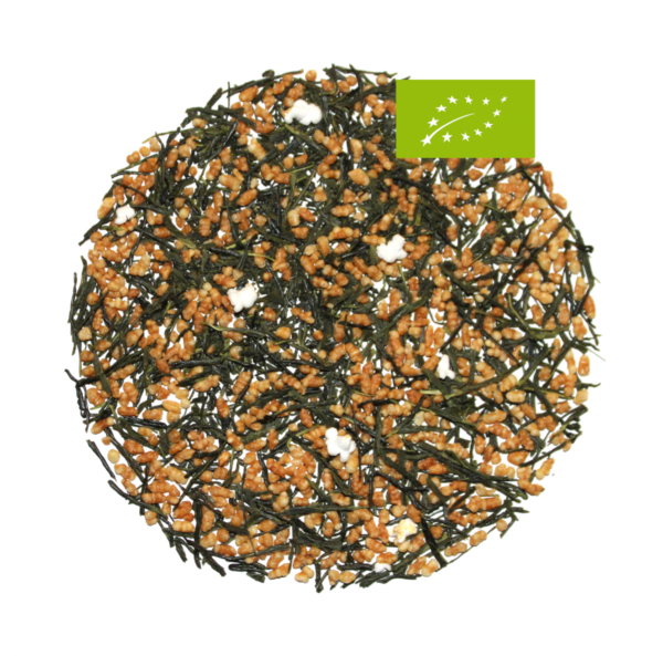 Japan Genmaicha, Grüner Tee, Präfektur Kagoshima, Ernte 2024, Frischer Geschmack mit süßer Karamellnote