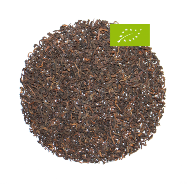China Yunnan Pu-Erh, Schwarzer Tee, Bio, Ernte 2024, Geschmack: kräftig-würziger Geschmack mit erdig-holzigem Aroma