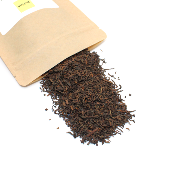 China Yunnan Pu-Erh, Schwarzer Tee, Bio, Ernte 2024, Geschmack: kräftig-würziger Geschmack mit erdig-holzigem Aroma – Bild 3