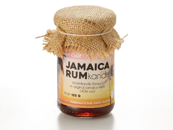 Kandis in Jamaica-Rum braun, 125 Gramm