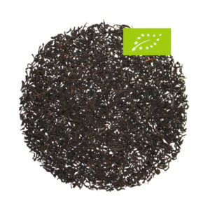 Ceylon Schwarzer Tee, Bio, Ernte 2024, Broken Orange Pekoe (Bop1), Teegarten Idulgashinna, Geschmack mild aromatisch, leicht süßlich mit einem leuchtend rötlicher Aufguss