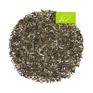 China Mao Feng - Weißer Tee, Bio, Ernte 2024, Provinz Yunnan, Tasse: Hellgelbe Tasse, süßlich-blumig