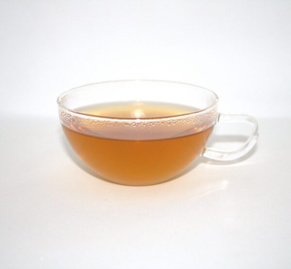 Japan Kuki-Houjicha Kazuki, Grüner Biotee, Ernte 2024, Präfektur Kagoshima, Karamellfarbende Tasse, zarte Röstnote, leicht nussig – Bild 2
