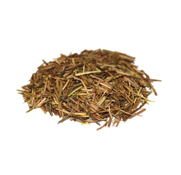 Japan Kuki-Houjicha Kazuki, Grüner Biotee, Ernte 2024, Präfektur Kagoshima, Karamellfarbende Tasse, zarte Röstnote, leicht nussig – Bild 3
