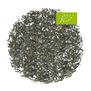 Grüner Tee China, Palace Needle, Bio, Ernte 2024, Provinz Hubei, Angenehm frisch, leicht süßlich mit  blumigem Aroma